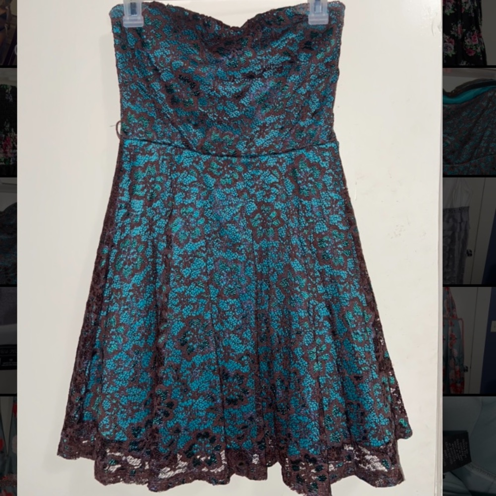 black and green shirt dress